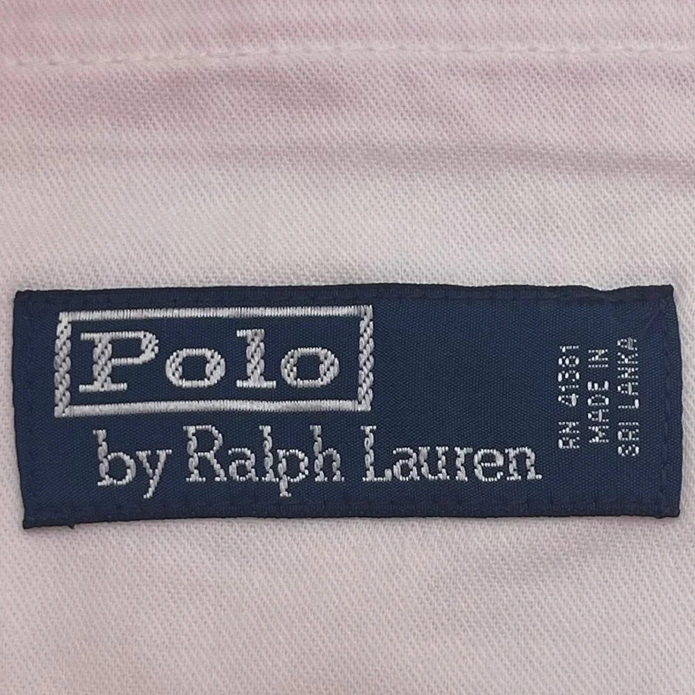 Polo Ralph Lauren Mens Pink White Seersucker Striped Shorts Cotton Size 35 NWT